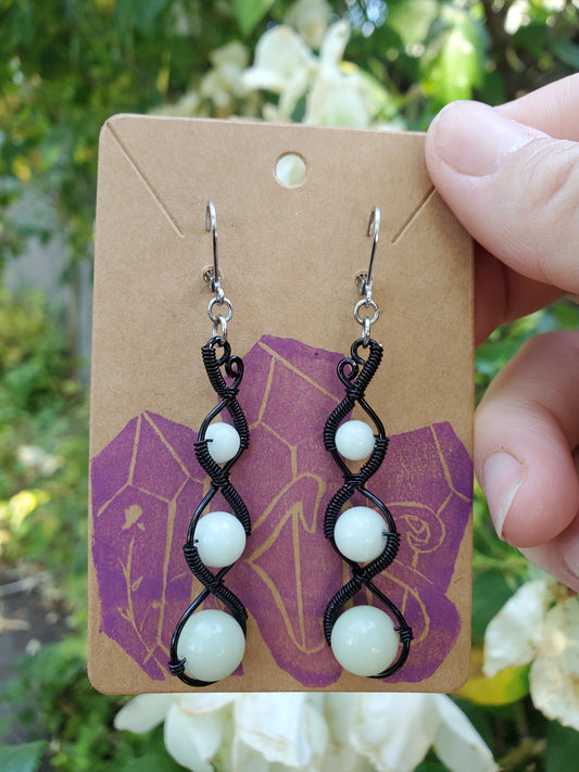 Glow-in-the-Dark Three-Tier Earrings