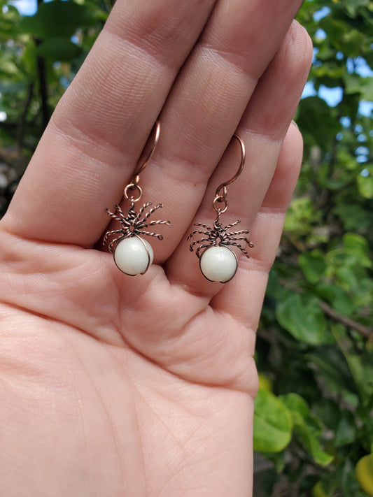 Glow-in-the-dark Spider Earrings