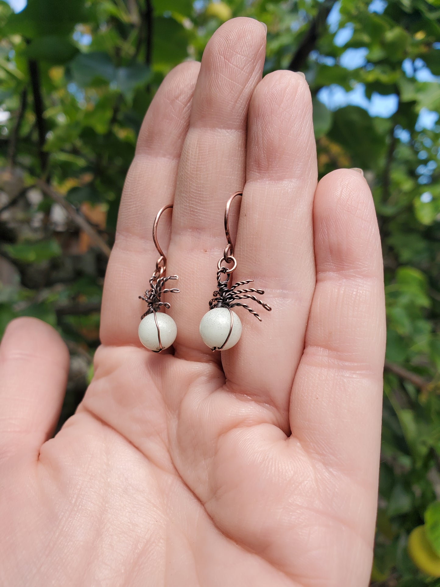 Glow-in-the-dark Spider Earrings