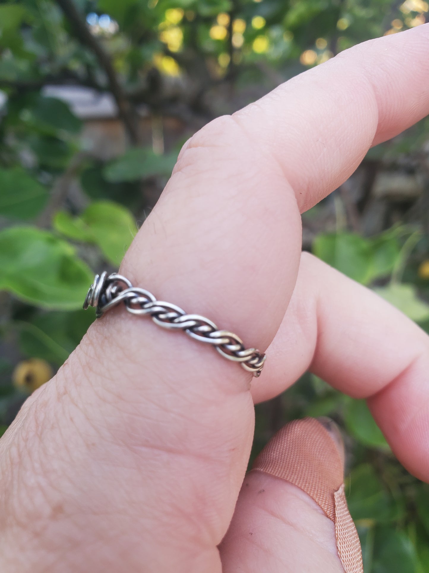 Braided Sterling Silver Ring