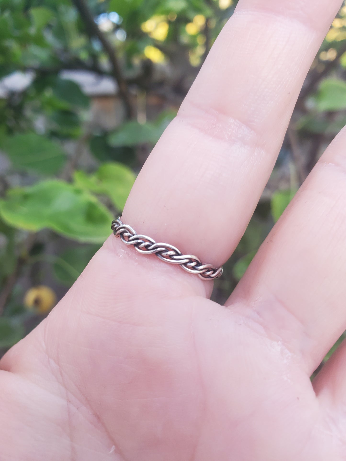 Braided Sterling Silver Ring