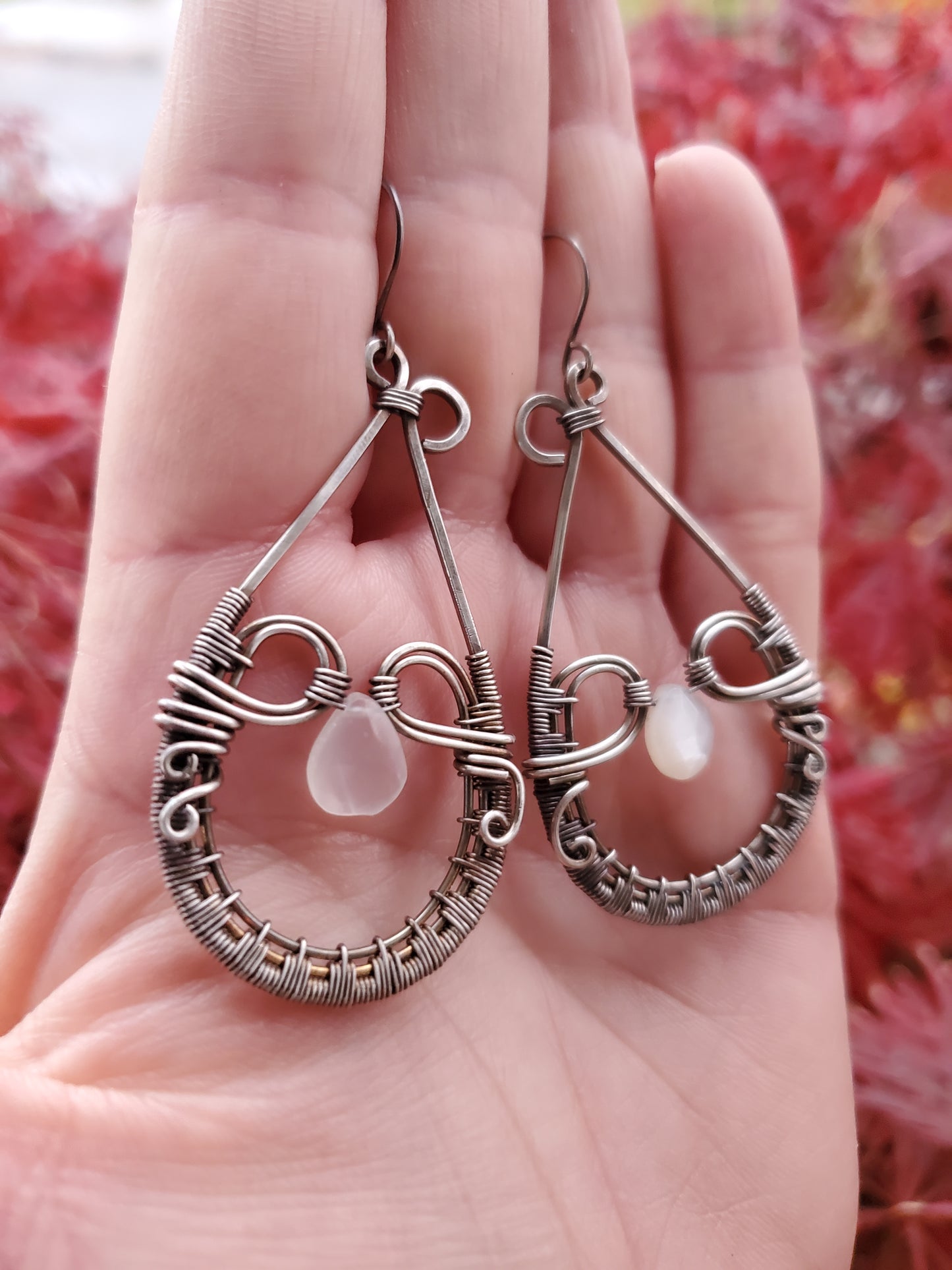 Custom Intricate Wire Wrap Earrings