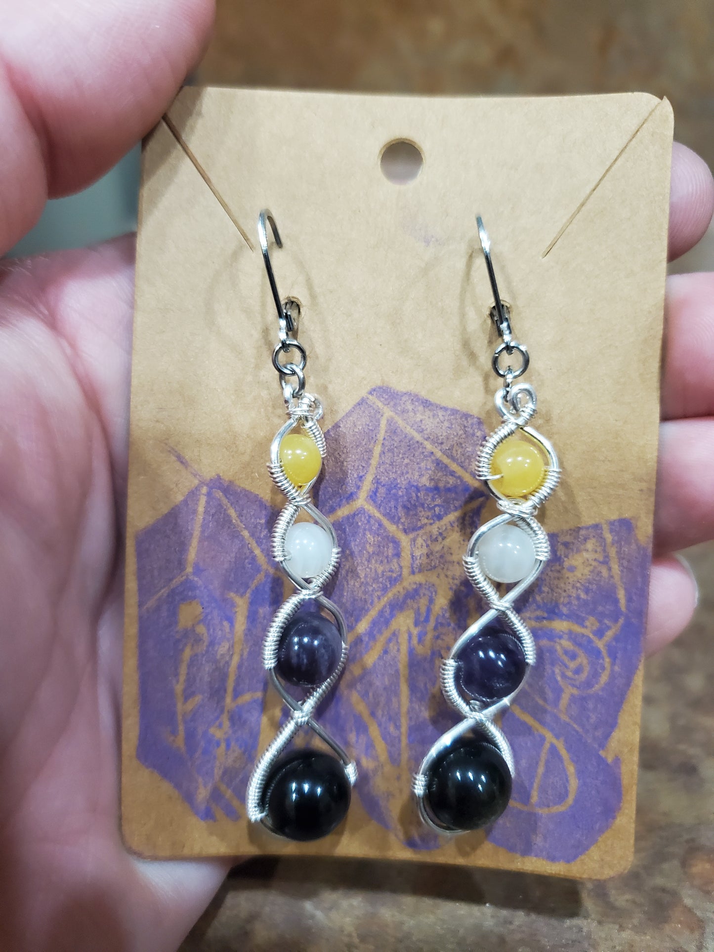 Four Tier Earrings in Sterling Silver