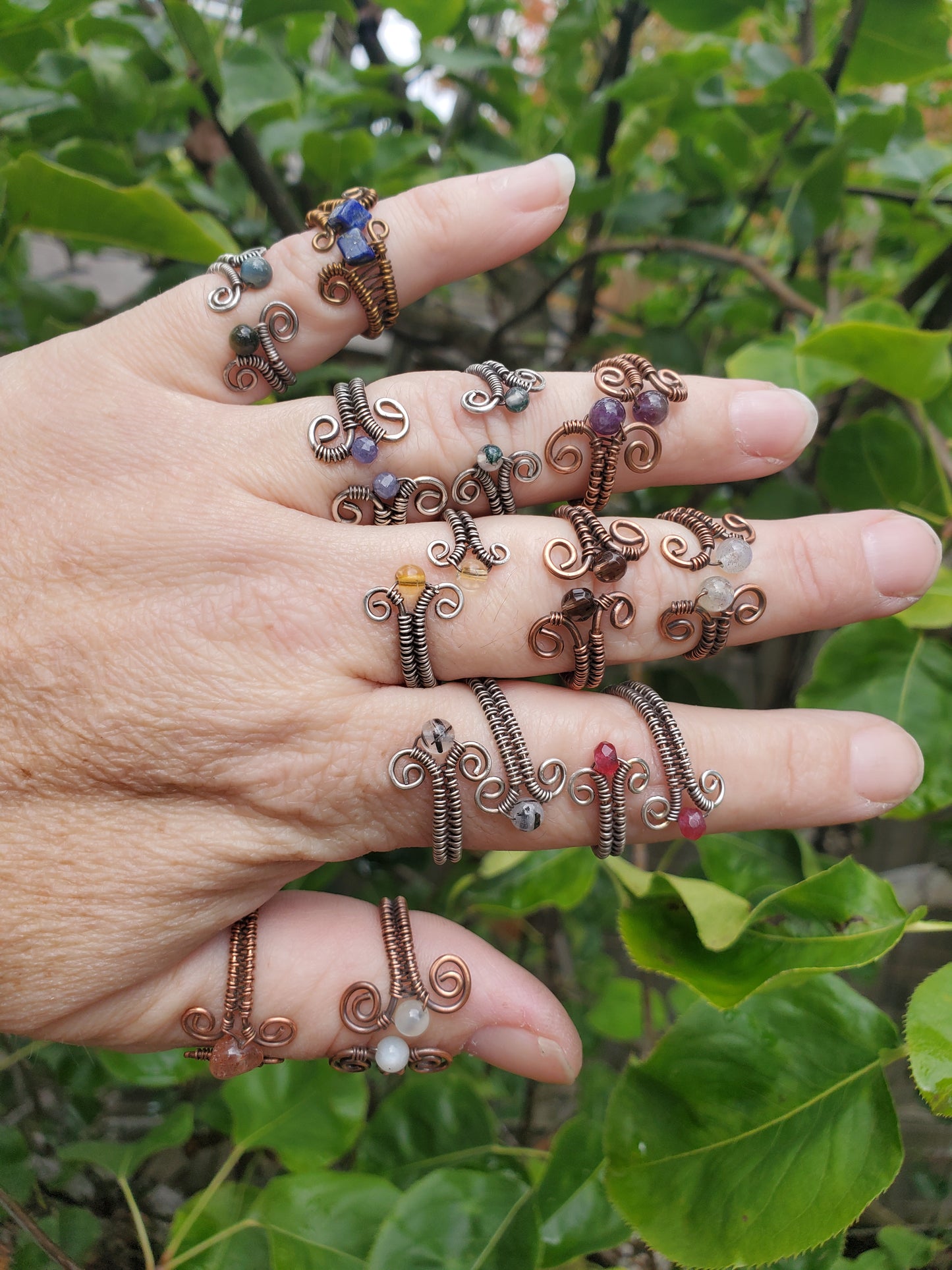 Custom- Adjustable Woven Ring (Copper)