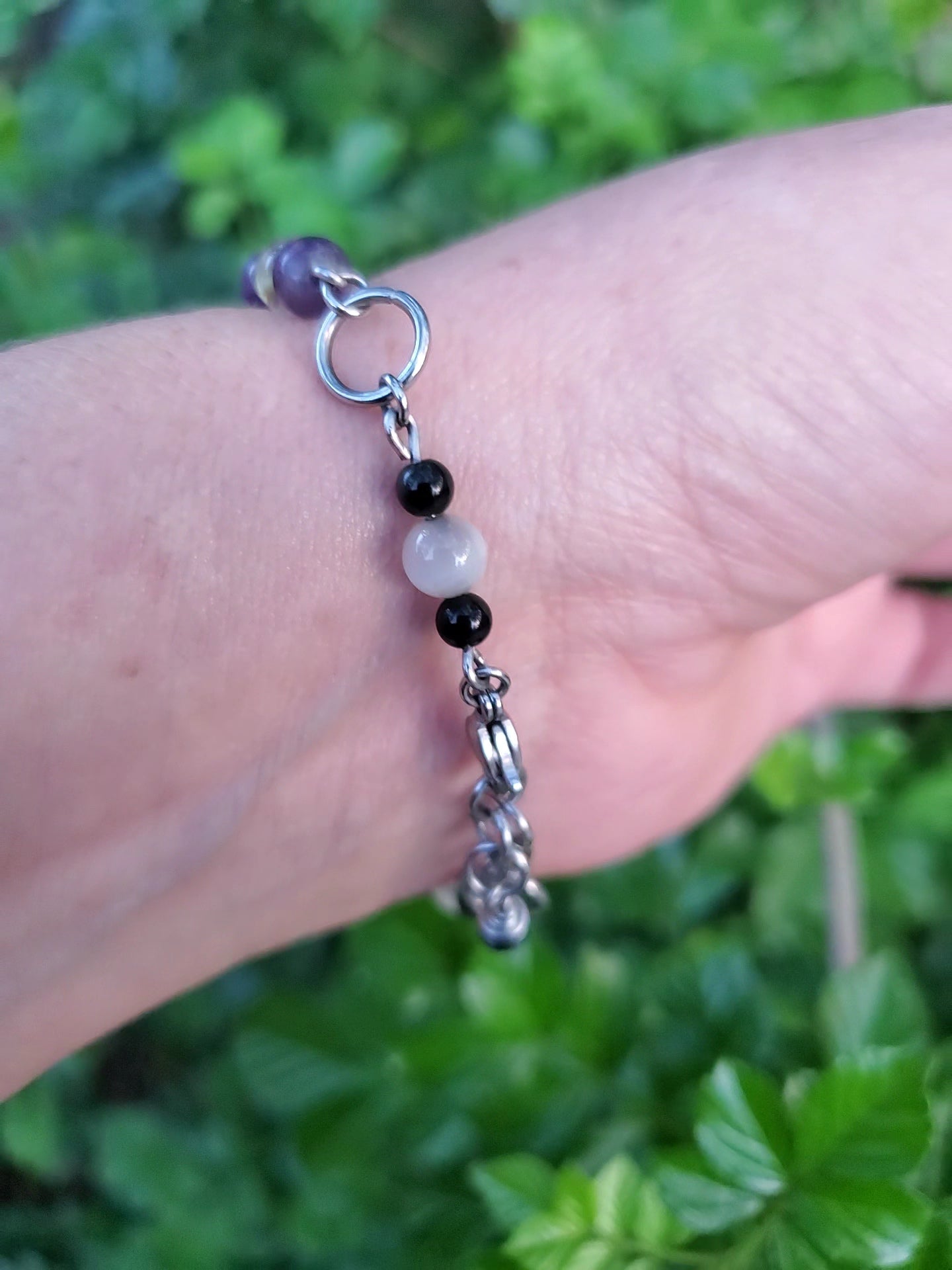 Chira Bracelet - Amethyst, Citrine, Moonstone, Obsidian