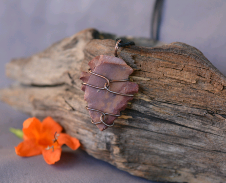 Copper Arrowhead Pendant