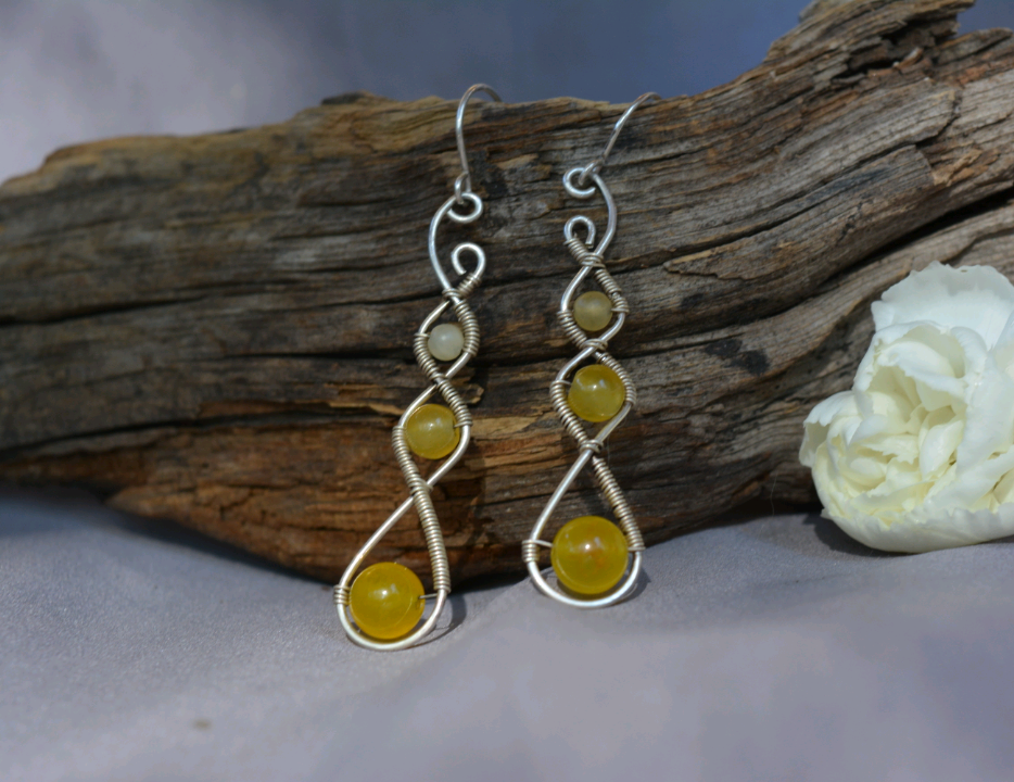 Three Tier Earrings in Sterling Silver