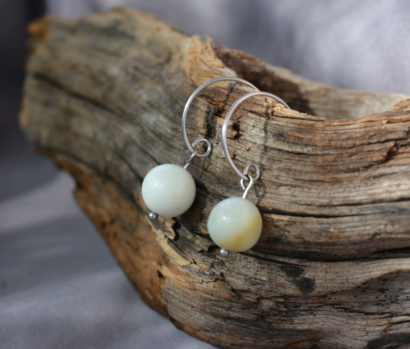 Hoop Hook Earrings - Steel