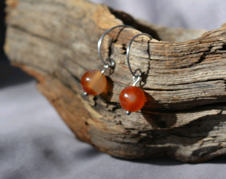 Hoop Hook Earrings - Steel