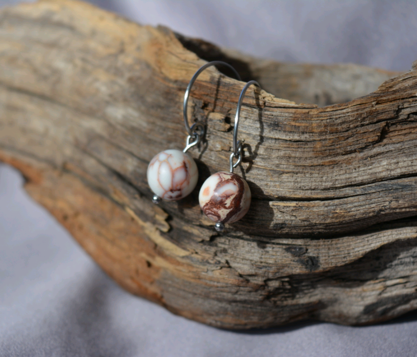 Hoop Hook Earrings - Steel