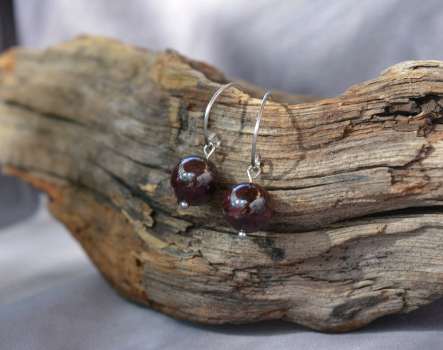 Hoop Hook Earrings - Steel