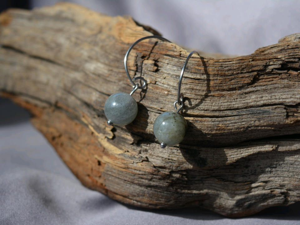 Hoop Hook Earrings - Steel