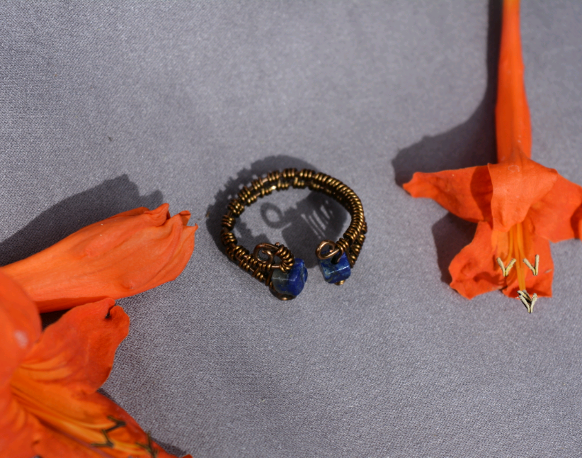 Custom- Adjustable Woven Ring (Copper)