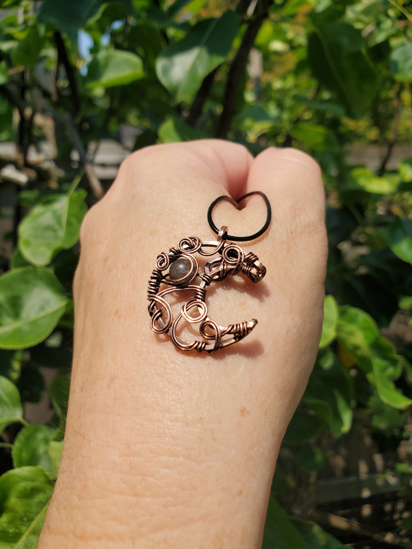 Custom - Copper Moon Pendant