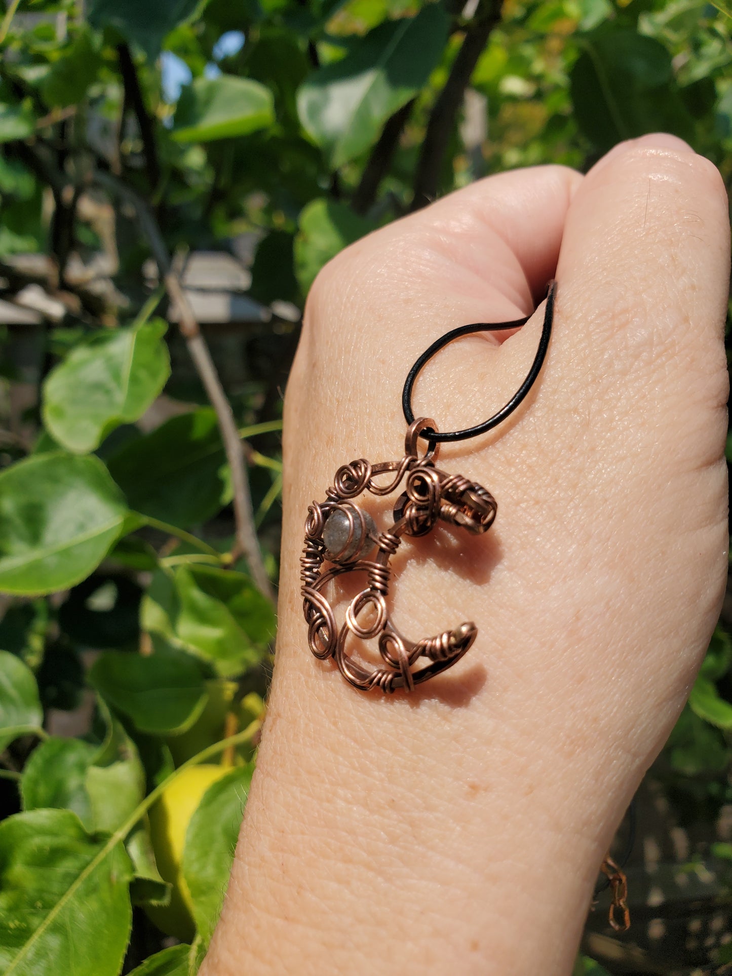 Custom - Copper Moon Pendant