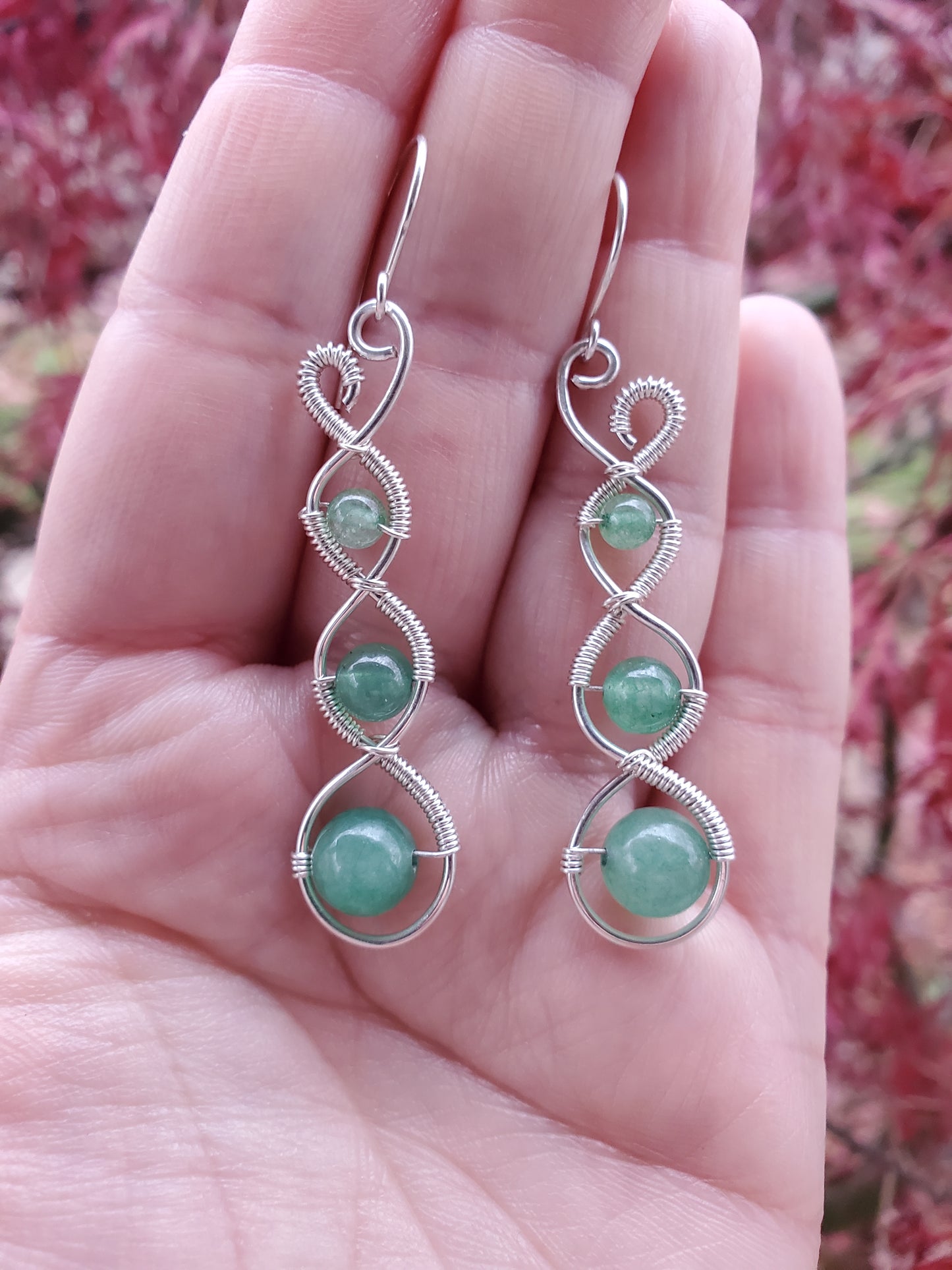 Three Tier Earrings in Sterling Silver