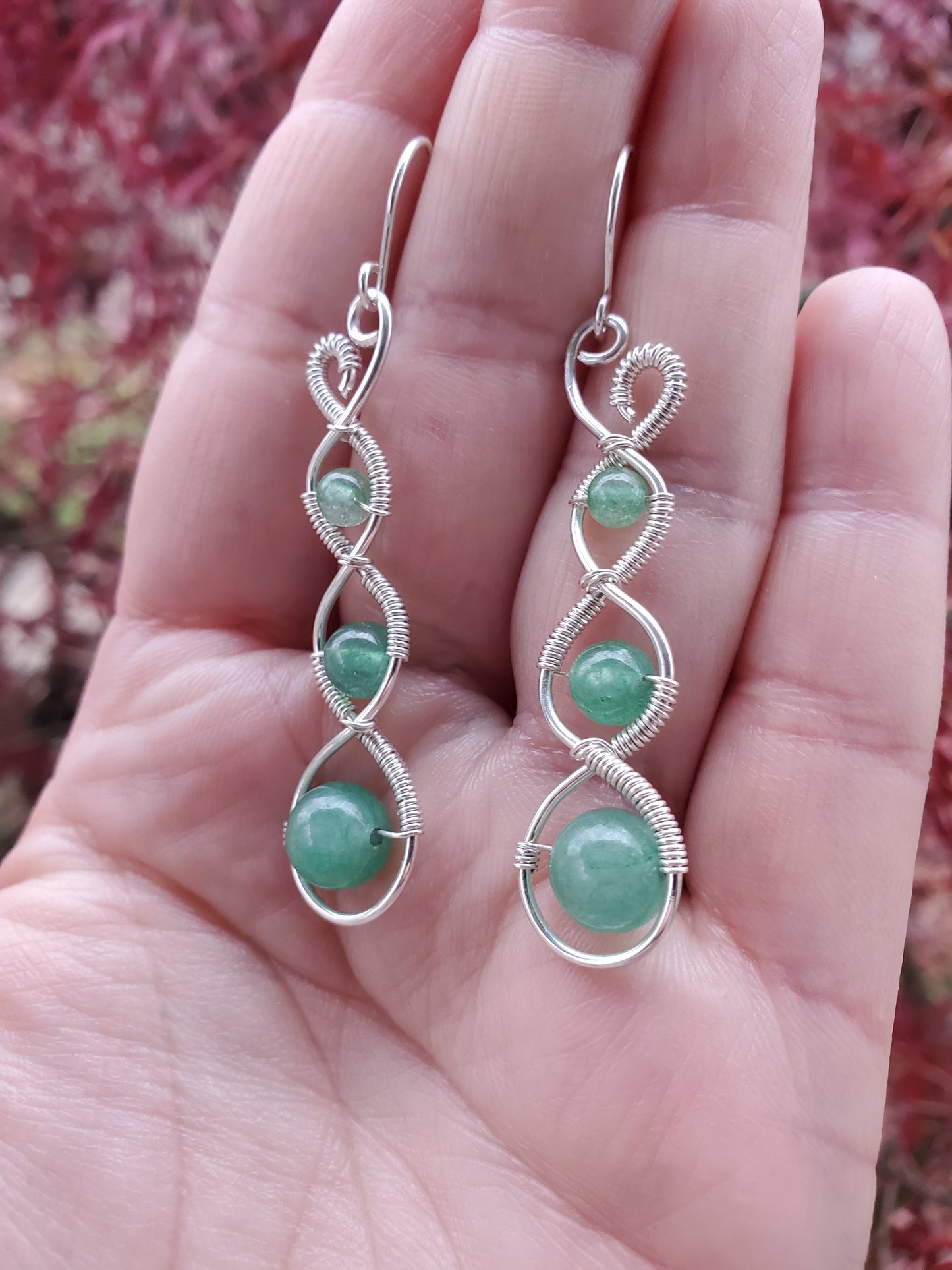 Three Tier Earrings in Sterling Silver