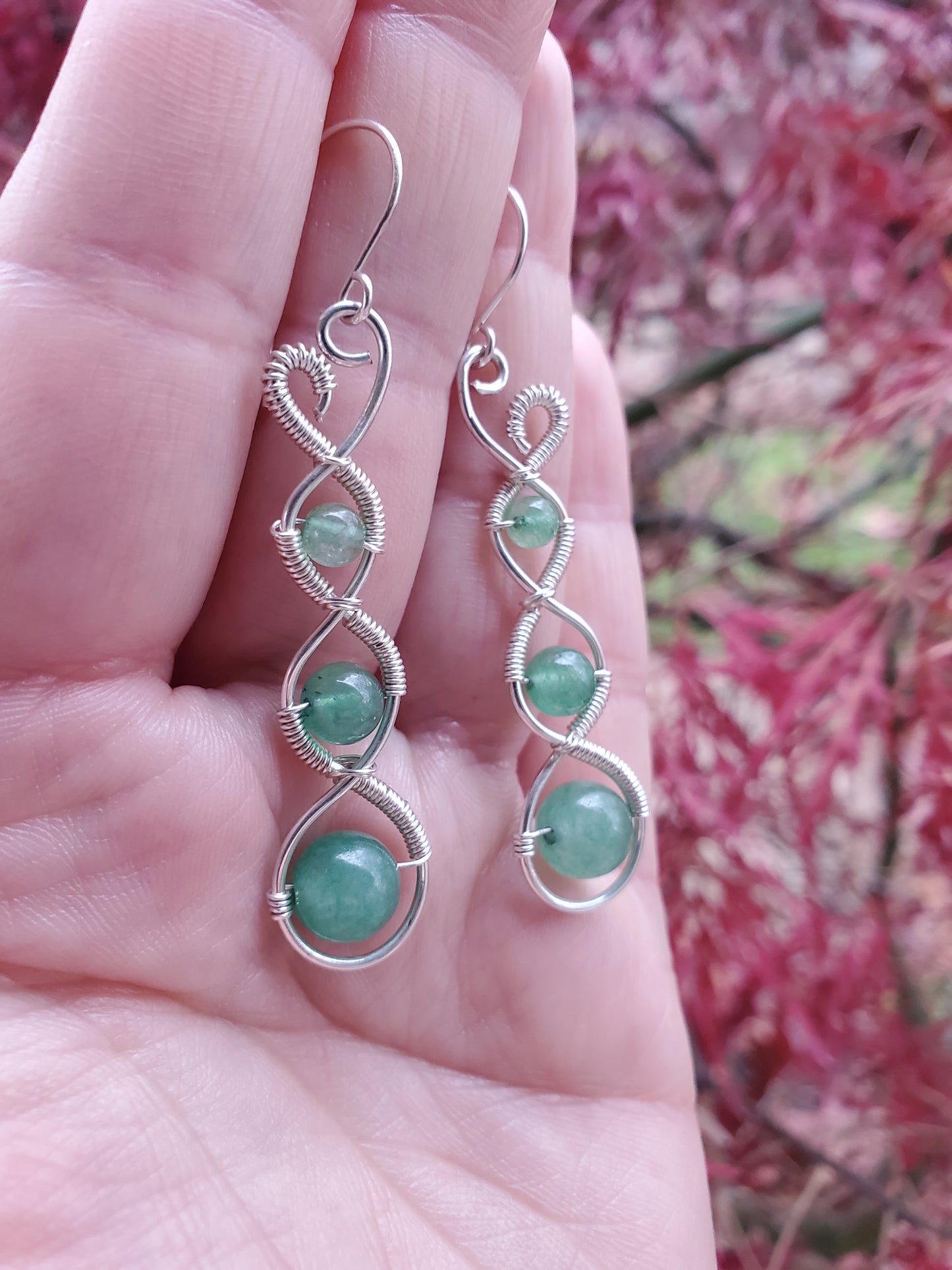 Three Tier Earrings in Sterling Silver