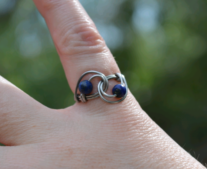 Spiral Ring - Lapis Lazuli