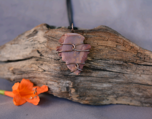 Copper Arrowhead Pendant