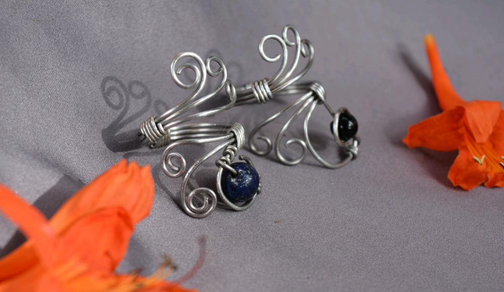 Swirl Ring - Custom Stone - Adjustable